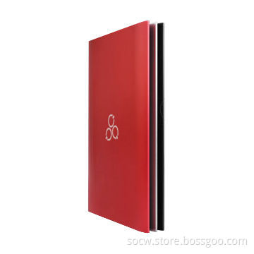 Super Slim Aluminum Alloy Power Bank with 18,000mAh Capacity, 5V/1.5A Input